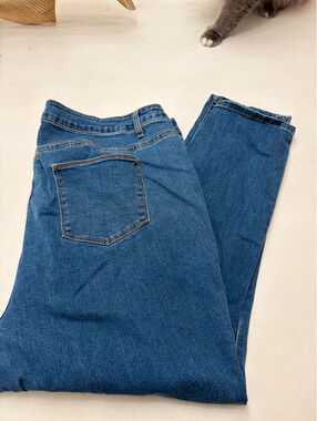 Woman Within Stretch Denim 5 Pocket Plus Size Women’s Jeans Size 28W